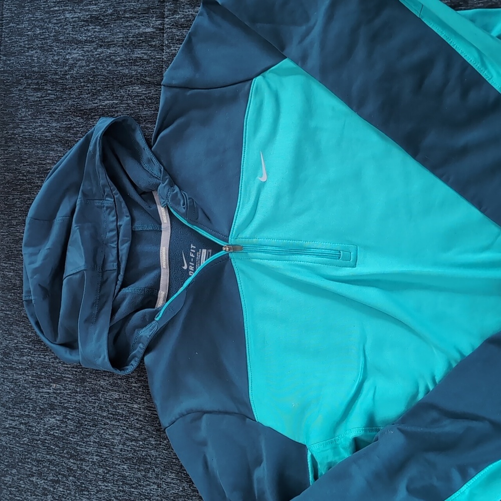 Nike Running Dri-Fit 1/2 Zip with Hood